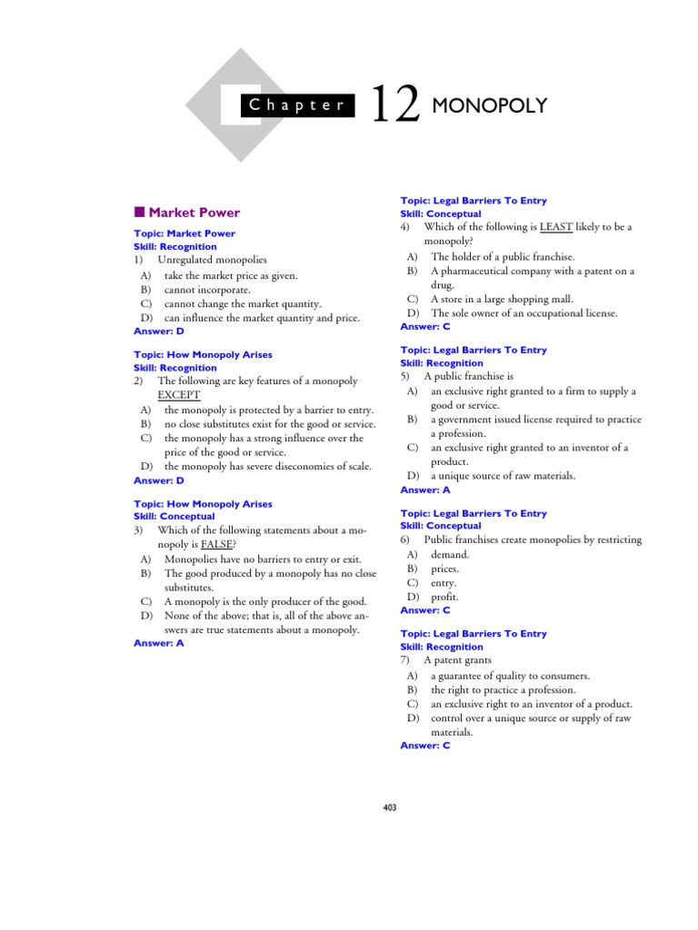 Understanding Monopoly Dynamics | PDF | Monopoly | Profit (Economics)