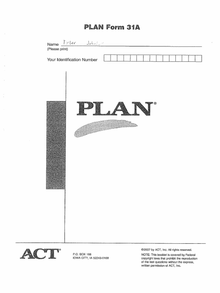 Plan Form 31a | PDF