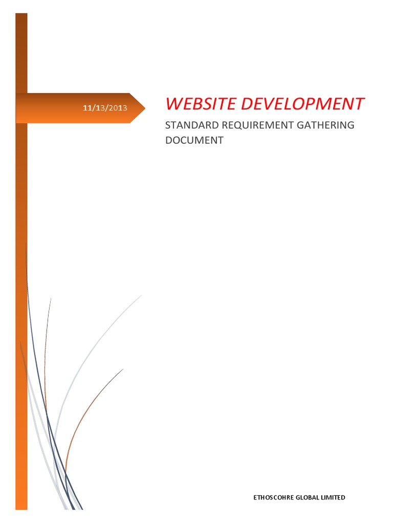 Website Development Requirements Template | PDF | Faq | Websites