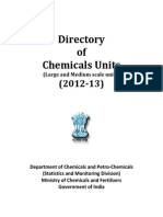 Directory of Chemicals Units 2013