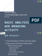 Basic Analysis of Web Browsing Activity