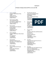 Annexure 8 List of Anganwadi Workers Training Centres (Awtcs) (As On Jan' 08)