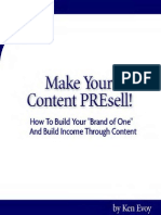 Make Your Content PREsell