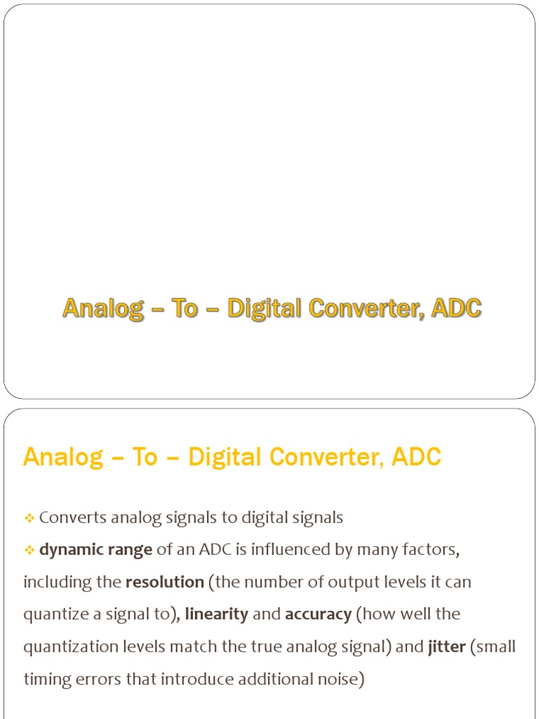 Adc Dac | PDF | Analog To Digital Converter | Digital To Analog Converter