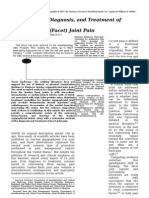 Pathogenesis, Diagnosis, and Treatment of Lumbar Zygapophysial (Facet) Joint Pain