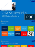 CEM AX Retail Plus - ERP solution for Retail Industry