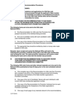 2009PromotionRecommendationProcedures Revised