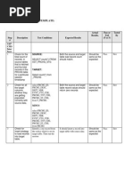 Unit Test Cases Template