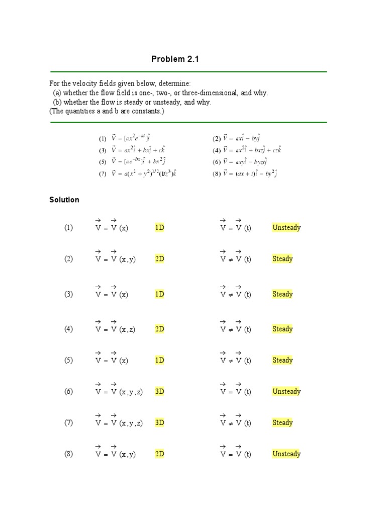 4800655 Introduction Fluid Mechanics Solution Chapter 02 | Fluid Mechanics  | Equations