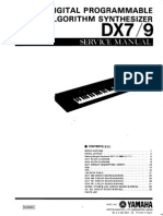 DX7-9 Service m Teclado