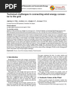 Technical Challenges in Connecting Wind Energy Conver-Ter To The Grid