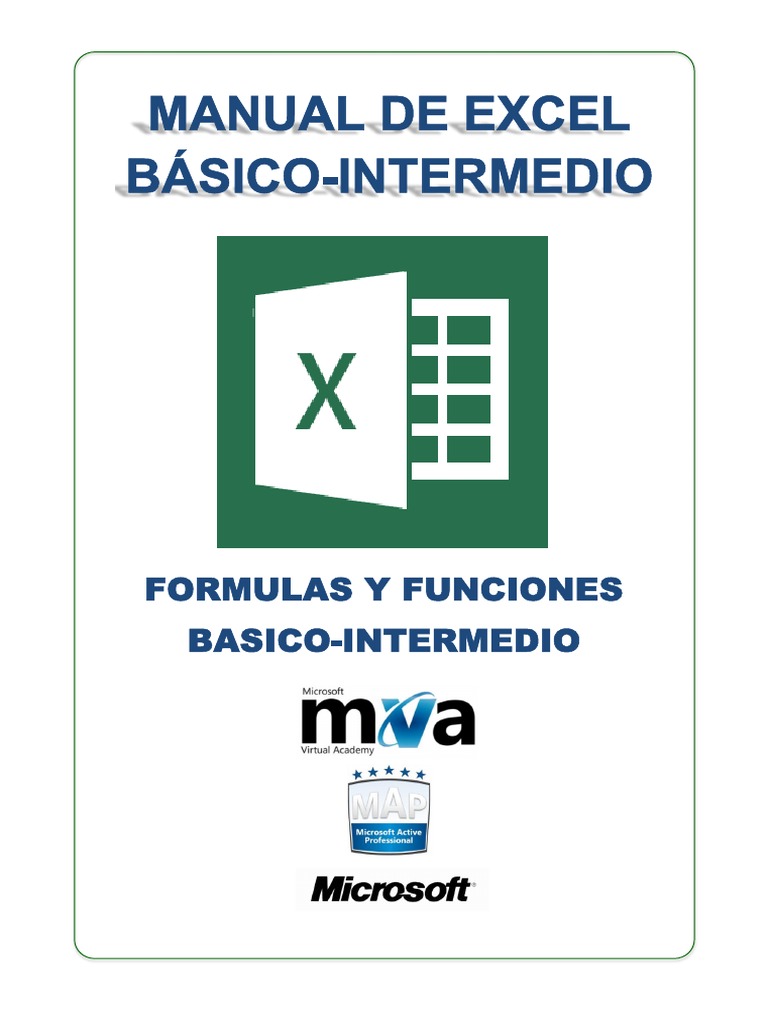 Manual Básico de Excel 2013 PDF | PDF | Microsoft Excel | Hoja de cálculo