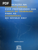 educaçao na america latina  força de trabalho
