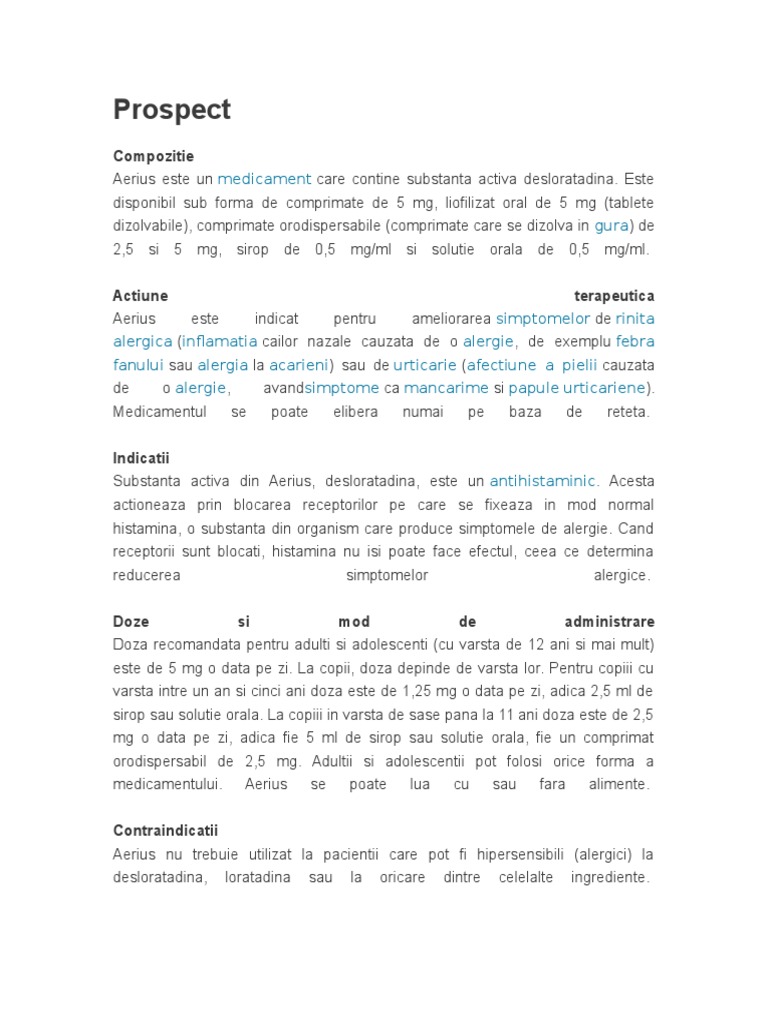 Aerius Pdf