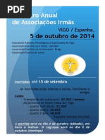 Encontro Anual de Associações Irmãs - 5/10/2014