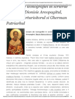 Izvoare Ale Iconografiei in Scrierile Parintilor Dionisie Areopagitul, Maxim Marturisitorul Si Gherman Patriarhul