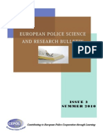 European Police Science and Research Bulletin