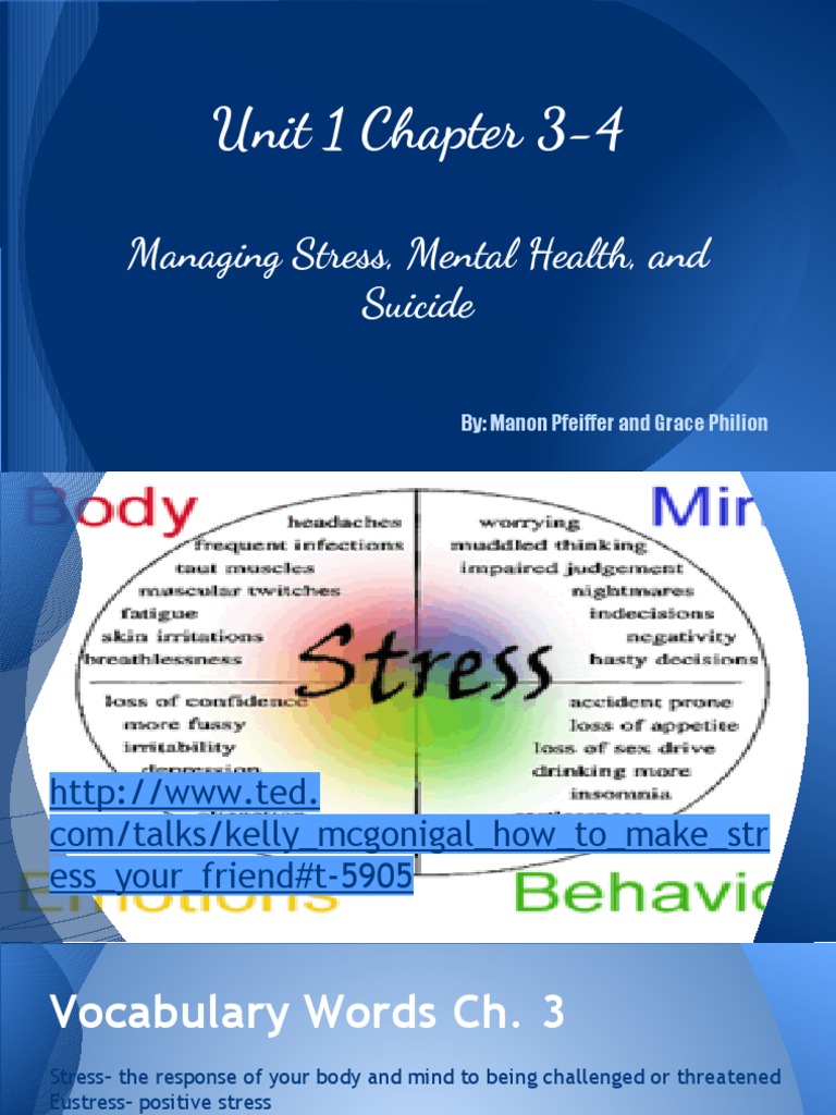 Stress and Mental Health Guide | PDF | Anorexia Nervosa | Stress (Biology)