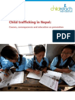 Children Should Be Taught, Not Trafficked: Education As A Way To Prevent Child Trafficking in Nepal