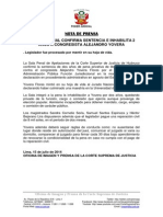 Ratifican Sentencia Yovera