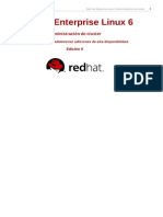 Red Hat Enterprise Linux 6 Cluster Administration Es ES