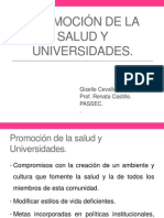 Promoción de La Salud y Universidades