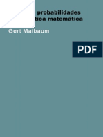 Teoría de Probabilidades y Estadística Matemática - Gert Maibaum