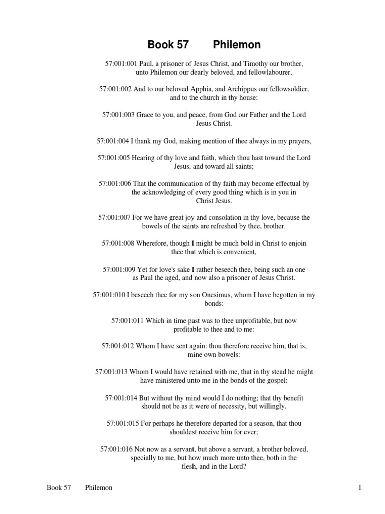 The bible king james version book 57 philemon by anonymous pdf