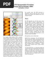 LWD IDD Image Derived Density