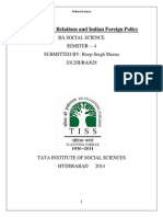 Download Political Science Assignment - 2 Foreign Policy of India by Roop Singh Meena SN234007880 doc pdf