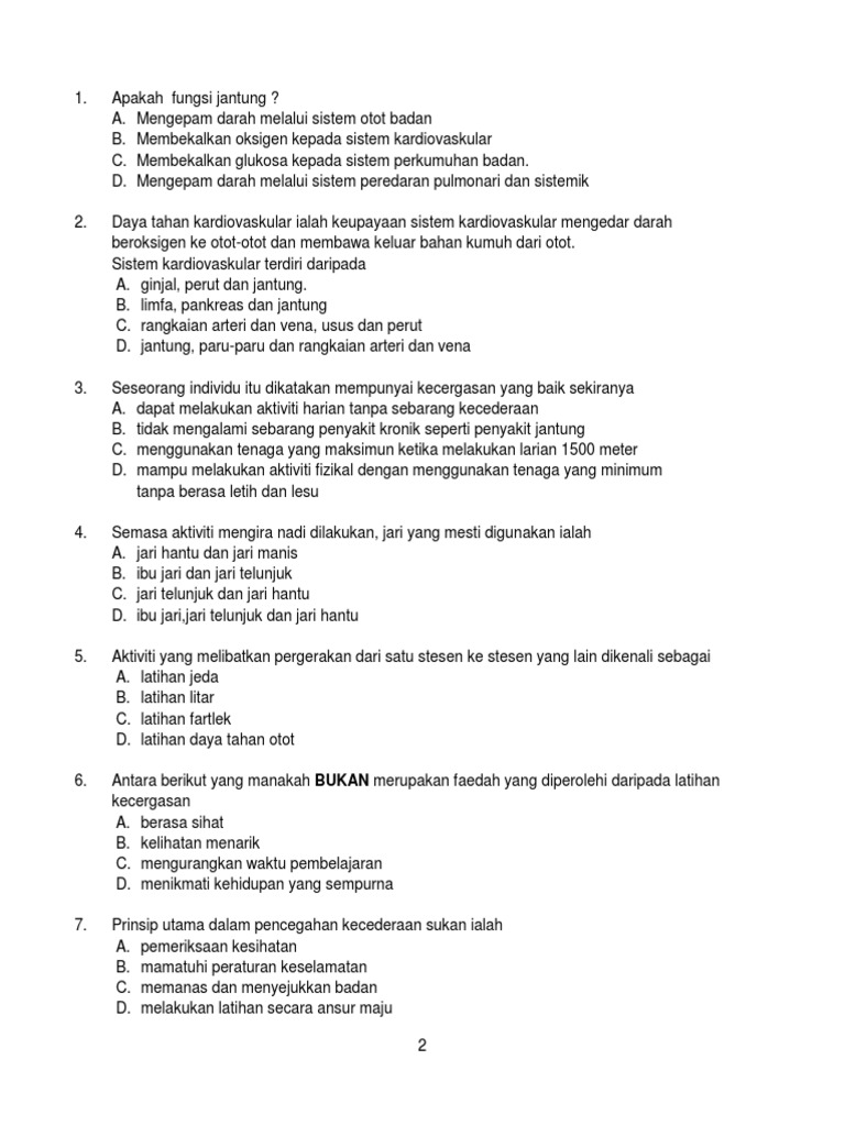 Soalan PJPK PT3 Mid Year 2014