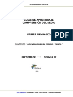 Guias de Aprendizaje Comprensión Del Medio: Primer Año Basico