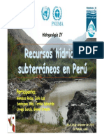 Hidrogeologia en Peru