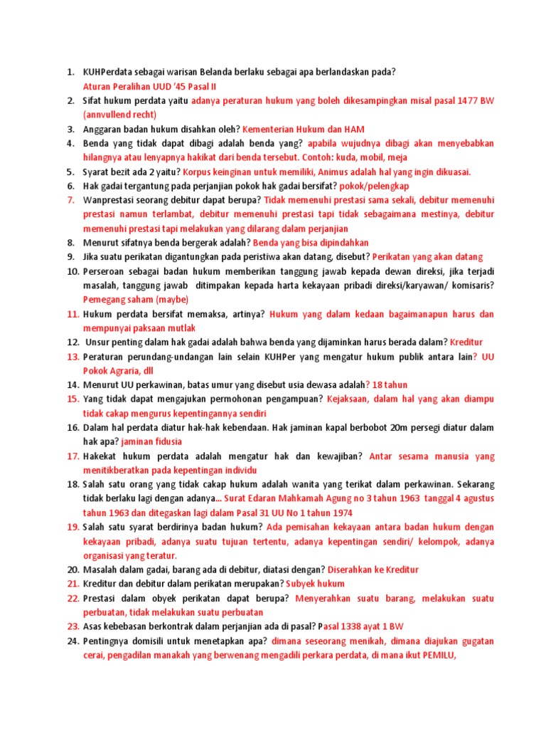  SOAL  HUKUM  PERDATA  docx