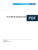 2014 IEEE-SA Standards Style Manual: Ieee 3 Park Avenue New York, NY 10016-5997 USA