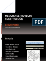 Memoria de Proyecto-Construcción