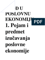 Poslovna Ekonomija