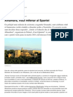 Alhambra Visul Milenar Al Spaniei