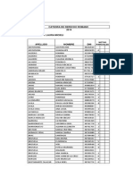 Listas Primer Parcial 2014