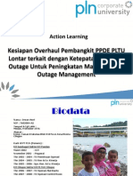 Presentasi Action Learning Maintenance Outage