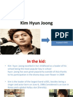 Kim Hyun Joong: Is A South Korean Entertainer, Actor, and The Leader and Main Rapper of Boyband SS501