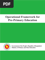 Operational Framework for Pre-primary Education English