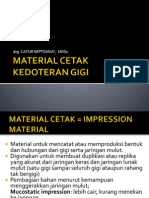 Material Cetak Kedoteran Gigi