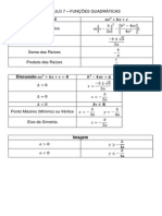 Cap 7 - FME (Funções Quadráticas)