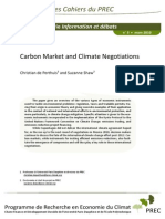 Les Cahiers Du PREC: Carbon Market and Climate Negotiations