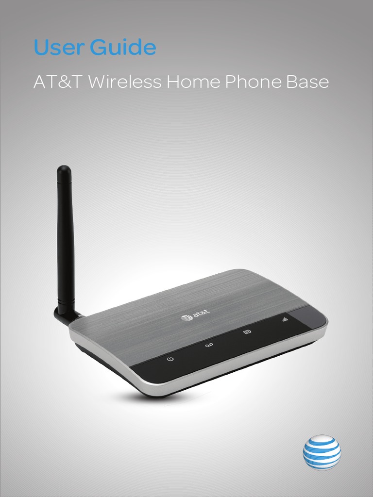 At T Wireless Home Phone WF720 User Manual English PDF 3.94MB