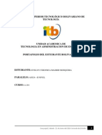 Portafolio Instituto Superior Tecnológico Bolivariano de Tecnología