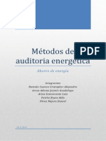 Unidad 3 Metodos de Auditoria Energetica