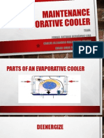 Maintenance Evaporative Cooler