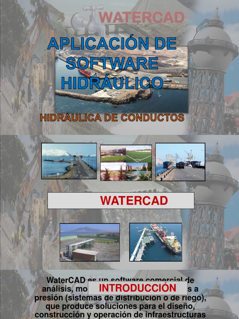 Software WaterCAD para Hidráulica de Ductos | PDF | Tanques | Software